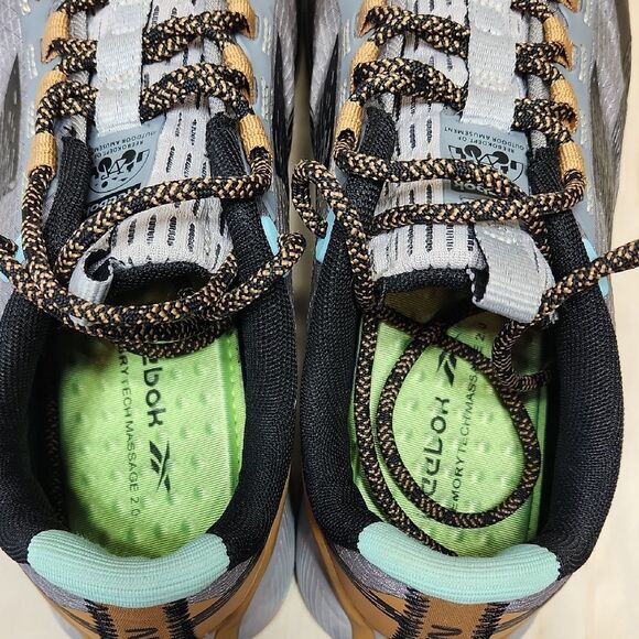 Reebok Nano Adventure X1 Gray Orange Athletic Work Shoes Men 9 Wide Composite - Picture 4 of 13